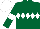 Silk - Dark green, white diamond belt, arm band,checked cap