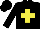 Silk - Black, yellow cross, black arms, black cap