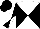 Silk - White, black diabolo, black arms, white diabolo, black cap