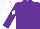 Silk - Purple, white diamond on sleeves, white n on back, matching cap