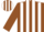Silk - BROWN & WHITE STRIPES, brown sleeves, striped cap