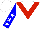 Silk - White,red 'v',blue sleeves with white stars