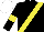 Silk - Black, yellow sash and armbands, white cap