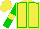 Silk - Yellow body, green-light seams, green-light arms, yellow armlets, yellow cap