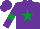 Silk - Purple, emerald green star and armlets