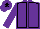 Silk - Purple, black seams, purple cap, black star