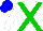 Silk - White, green crossbelts, blue cap