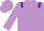 Silk - Mauve, purple epaulets