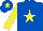 Silk - Royal blue, yellow star, sleeves and cap