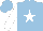 Silk - Light blue, white star, white arms, light blue cap
