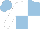 Silk - White and light blue quartered, light blue cap