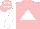 Silk - Pink, white triangle and sleeves, pink cap with white stars
