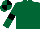 Silk - dark green, black armlets, dark green and black quartered cap