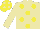 Silk - Beige, yellow spots, yellow cap, beige spots