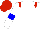 Silk - White body, red epaulettes, white arms, blue armlets, red cap