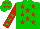 Silk - Green-light body, red stars, red arms, green-light stars, green-light cap, red stars