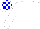 Silk - White, white and blue checked cap