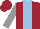 Silk - Maroon, light blue panel, grey sleeves, maroon cap