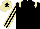 Silk - Black, beige epaulettes, striped sleeves, beige cap, black star