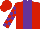 Silk - Red, purple stripe, purple and red check sleeves
