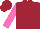 Silk - Garnet body, rose arms, garnet cap