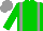 Silk - Green body, grey braces, green arms, grey cap