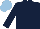 Silk - Dark blue body, light blue cap