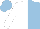 Silk - white and light blue halved, white sleeves, light blue cap