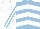 Silk - Light blue, white chevrons, striped sleeves, white cap