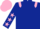 Silk - Dark Blue, Pink epaulets, Dark Blue sleeves, Pink stars, Pink cap