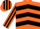 Silk - Orange, Black chevrons, striped sleeves and cap