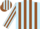 Silk - Light Blue and Brown stripes