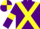Silk - Purple, Yellow cross belts and armlets, quartered cap