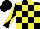 Silk - Black and yellow check, diabolo on sleeves