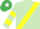 Silk - LIGHT GREEN, yellow sash, hooped sleeves, emerald green cap, white star