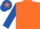 Silk - Orange, Royal Blue sleeves, Royal Blue cap, Orange star