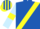 Silk - Royal Blue, Yellow sash, Light Blue sleeves, Yellow armlets, Royal Blue and Yellow striped cap