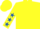 Silk - Yellow, Royal Blue stars on sleeves