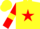 Silk - Yellow, Red star, Red sleeves, Yellow armlets