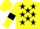 Silk - Yellow, Black stars and armlets