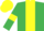 Silk - Emerald Green, Yellow stripe, armlets and cap