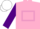 Silk - Pink, Mauve hollow box, Purple sleeves, White cap