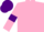 Silk - Pink, Purple armlets, Purple cap