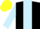 Silk - Black, Light Blue stripe and sleeves, Yellow cap
