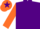 Silk - Purple, Orange sleeves, Orange cap, Purple star