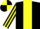 Silk - Black, Yellow stripe, striped sleeves, quartered cap