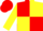 Silk - Red and Yellow quartered, Yellow sleeves, Red cap
