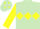 Silk - Light Green, Yellow triple diamond, sleeves and diamonds on cap