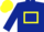 Silk - Dark Blue, Yellow hollow box, Yellow cap