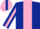 Silk - Dark Blue, Pink stripe